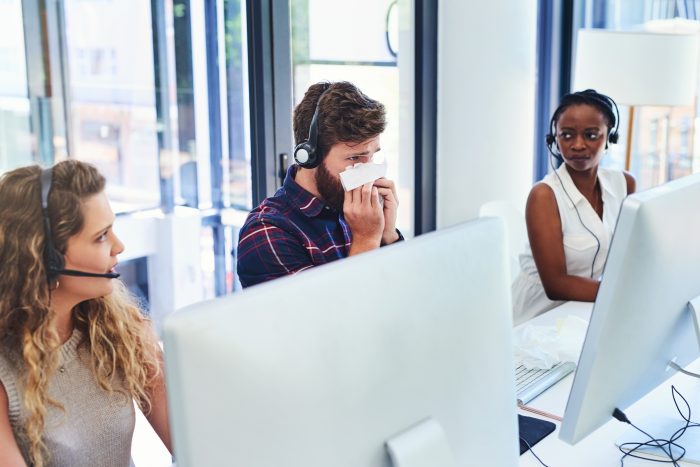 Nothing to sneeze at: Employees are coming into work sick